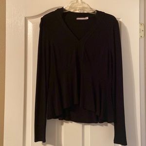 Ride BKE black peplum top NWT